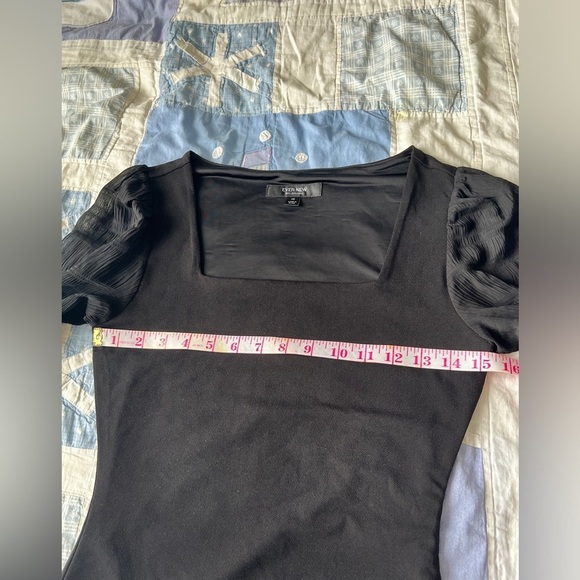 Ever New Womens Posie Georgette-Sleeve Ruffle Romantic Feminine Ethereal Top XS - Picture 10 of 12